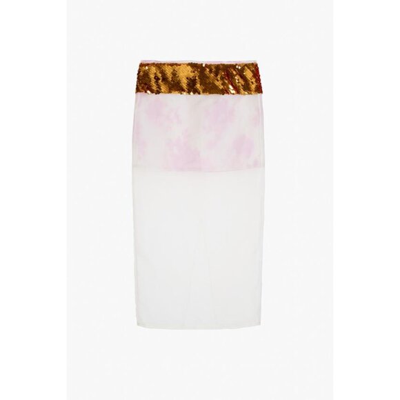 NWT ZARA SEQUIN ORGANZA SKIRT LIMITED EDITION, SIZE:XS - Picture 3 of 8
